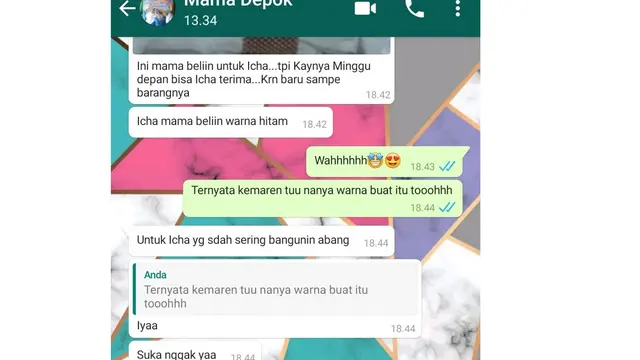 6 Chat Ibu Mertua dengan Mantunya Ini Bikin Senyum, Bak Anak Kandung Sendiri