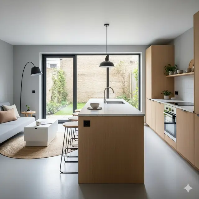 Meja Bar atau Kitchen Island Multifungsi