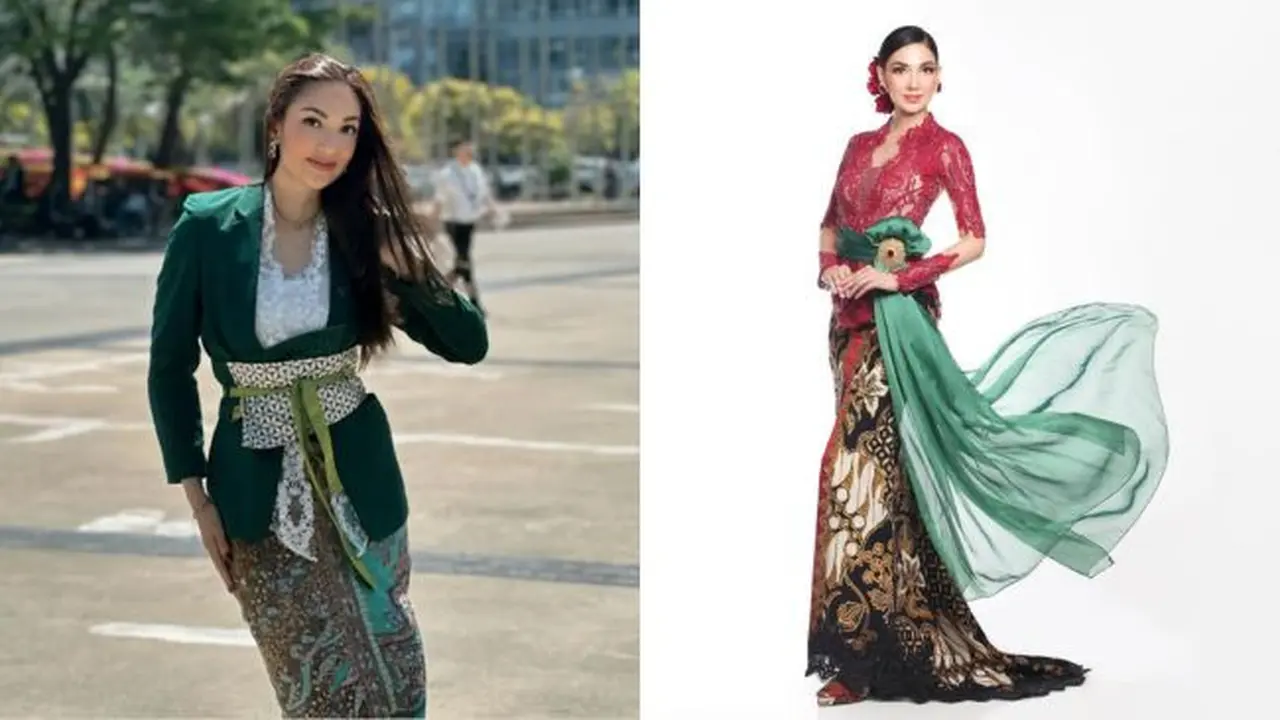 Gaya Ghina Raihanah saat Pakai Kebaya (Foto: Instagram @ghinarai)