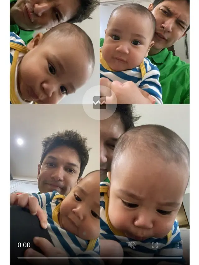 [Fimela] Dimas Beck asuh Rayyanza Malik Ahmad