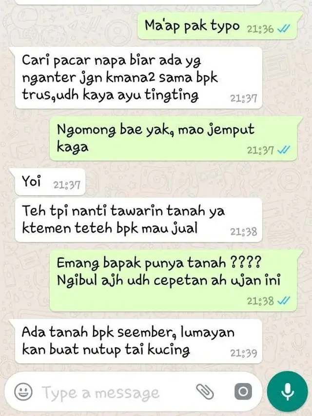 obrolan kocak ayah dan anak (sumber: brilio)