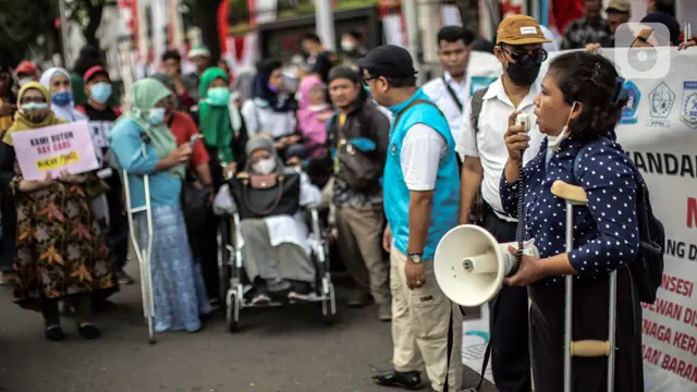 Penyandang Disabilitas Sambangi Kantor Kemendagri Desak Perbaikan Raperda DKI Jakarta