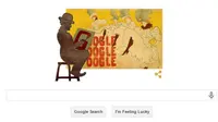 Google Doodle Rayakan Ulang tahun Seniman Prancis ke-150