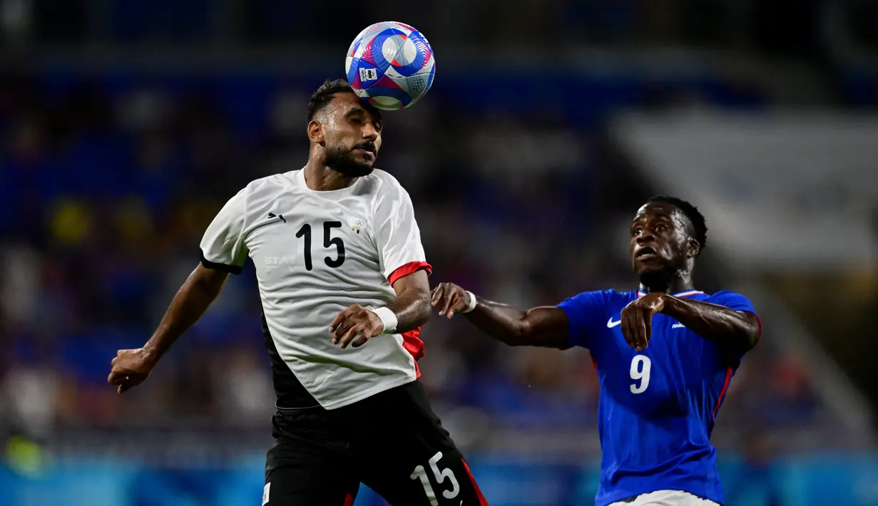 Prancis berhasil lolos ke final sepak bola Olimpiade 2024 usai menang 3-1 atas Mesir. (Olivier CHASSIGNOLE / AFP)