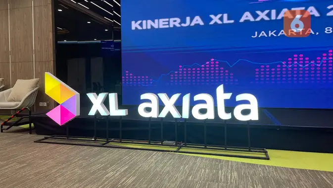 Logo XL Axiata (Liputan6.com/ Agustin Setyo Wardani).
