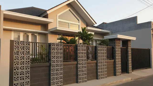 9 Desain Pagar Anti Panjat dengan Pola Artistik, Aman Sekaligus Percantik Fasad