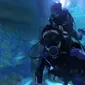 Sensasi Fun Diving di Seaworld Ancol Bareng Asran Shady