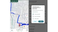 Cara cek ganjil genap lewat Google Maps. Credit: Screenshot dari Google Maps