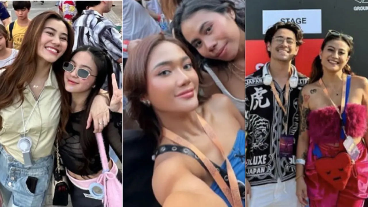 Adu Gaya Selebritis Indonesia Nonton Konser Bruno Mars di Thailand