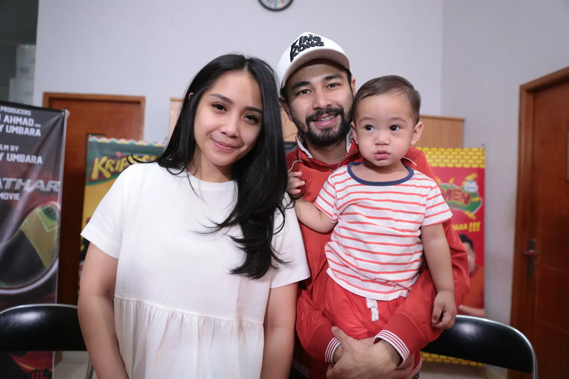 Raffi Ahmad, Nagita Slavina dan Rafathar (Adrian Putra/Bintang.com)