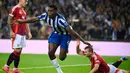 Dragoes berhasil menyamakan kedudukan setelah Samu Omorodion mencetak gol kedua untuk FC Porto di menit ke-34. (MIGUEL RIOPA/AFP)