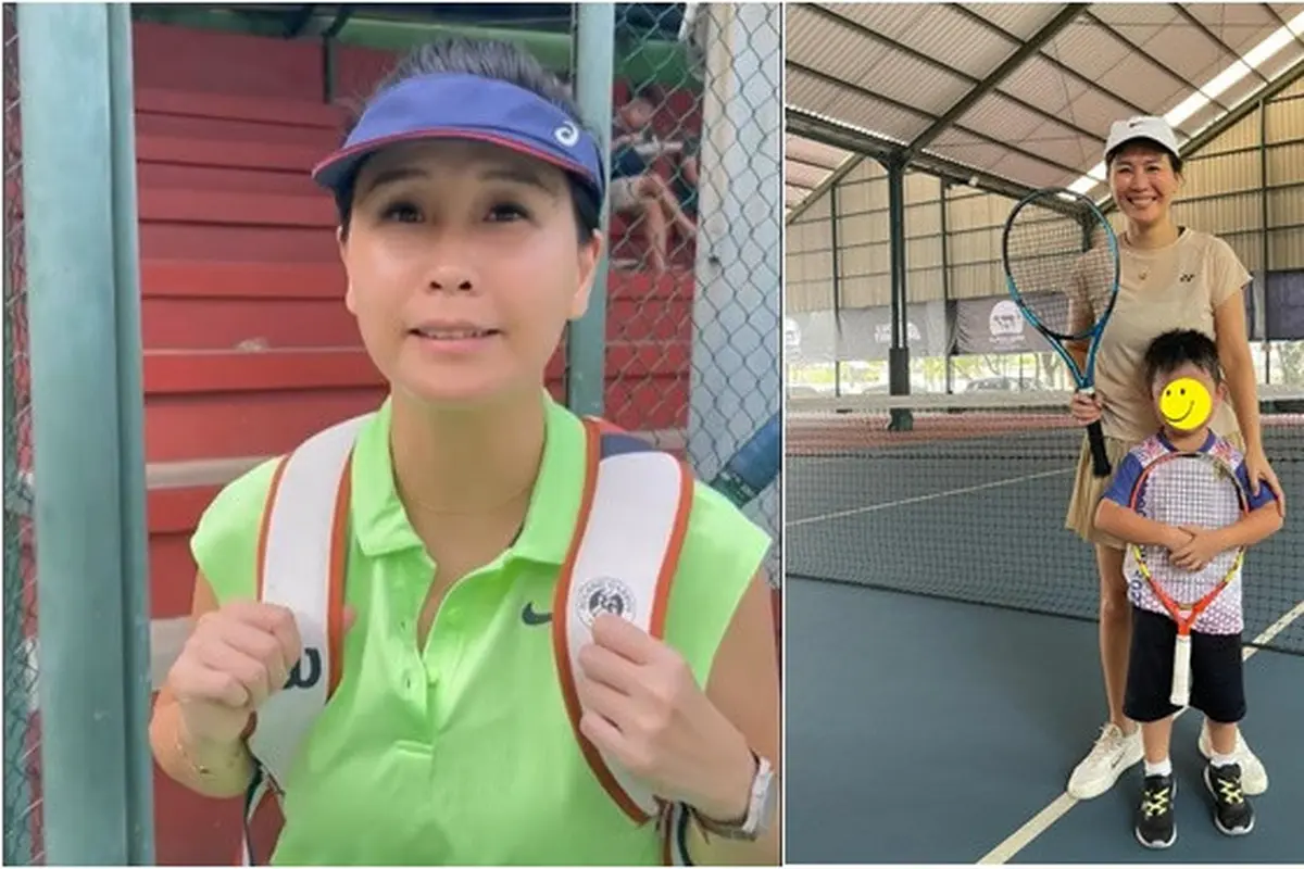 6 Potret Veronica Tan Tekuni Hobi Olahraga Tenis, Jadi Resep Awet Muda
