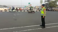 Akhir Tragis Pemotor di Depok Lawan Arah dan Terobos Lampu Merah