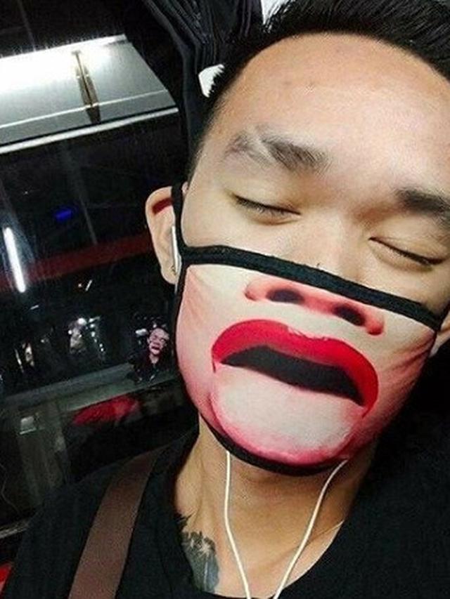 7 Potret Warga Pakai Masker Super Nyeleneh Pengganti Masker N95 Citizen6 Liputan6 Com