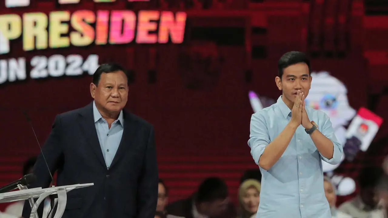Prabowo-Gibran di Debat Keempat Capres-Cawapres Pemilu 2024