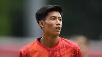 Penyerang anyar Borneo FC Samarinda, Win Naing Tun sudah mengikuti sesi latihan bersama skuad Pesut Etam. (Dok. Borneo FC Samarinda)