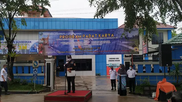 Senator Habib Hamid Abdullah, Membuka Kegiatan Padat Karya