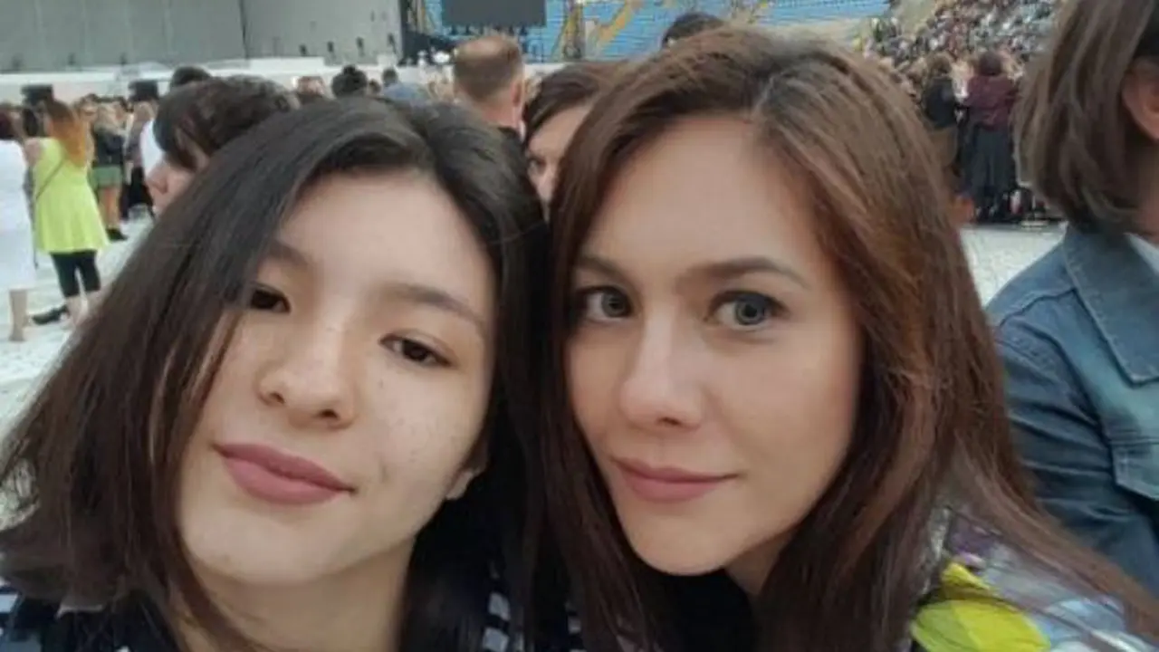 Wulan Guritno dan anaknya, Shaloom