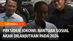 Masih dari kunjungan kerja di Pekalongan, Jawa Tengah. Presiden Joko Widodo memberikan sepeda untuk warga yang hafal Pancasila, saat mengunjungi Gudang Bulog Wiradesa. Presiden juga memastikan bantuan sosial berupa beras 10 kilogram dilanjutkan pada ...
