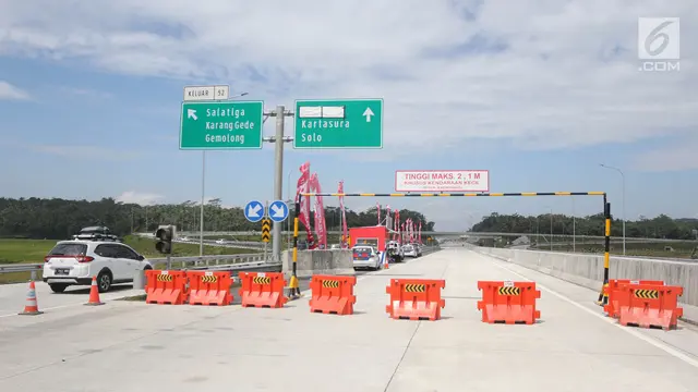 Tol Salatiga-Kartasura Gunakan Sistem Buka Tutup
