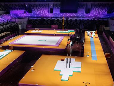 Indonesia terpilih sebagai tuan rumah Kejuaraan Dunia Gimnastik 2025 yang ke-53. (AFP/Yasuyoshi Chiba)