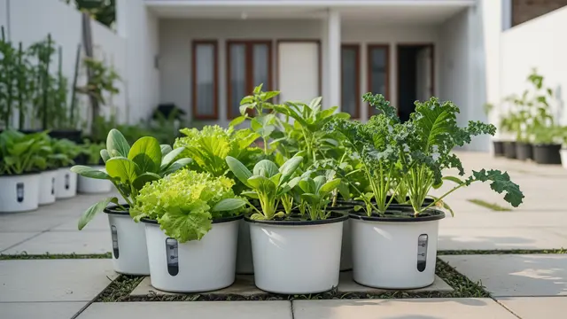 Kebun Sayur Rumahan untuk Halaman Paving