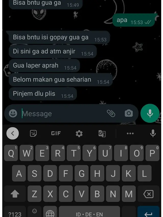 7 Chat Alasan Orang saat Pinjam Duit Ini Bikin Geleng Kepala