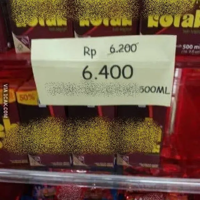 6 Pemberitahuan Harga Lebih Mahal dari Sebelumnya Ini Bikin Tepuk Jidat