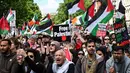 Sementara, 83.680 orang mengalami luka-luka sejak perang dimulai di Jalur Gaza. (JUSTIN TALLIS/AFP)