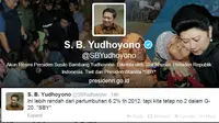 Applause Presiden buat Pertumbuhan Ekonomi RI 2013 via Twitter