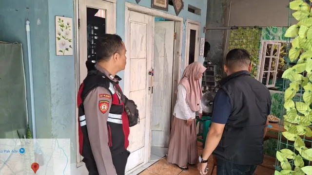 Kepolisian olah tkp pencurian motor di Pancoran Mas Depok. (Istimewa)