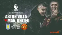 Link Live Streaming Liga Inggris Aston Villa Vs MU