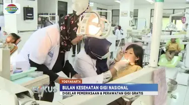 Bulan Kesehatan Gigi Nasional (BKGN) bulan ini diselenggarakan di Universitas Gajah Mada, Yogyakarta dari tanggal 17 hingga 19 Oktober.