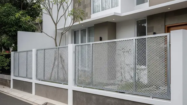 Model Pagar Pendek yang Tetap Aman untuk Rumah di Pinggir Jalan