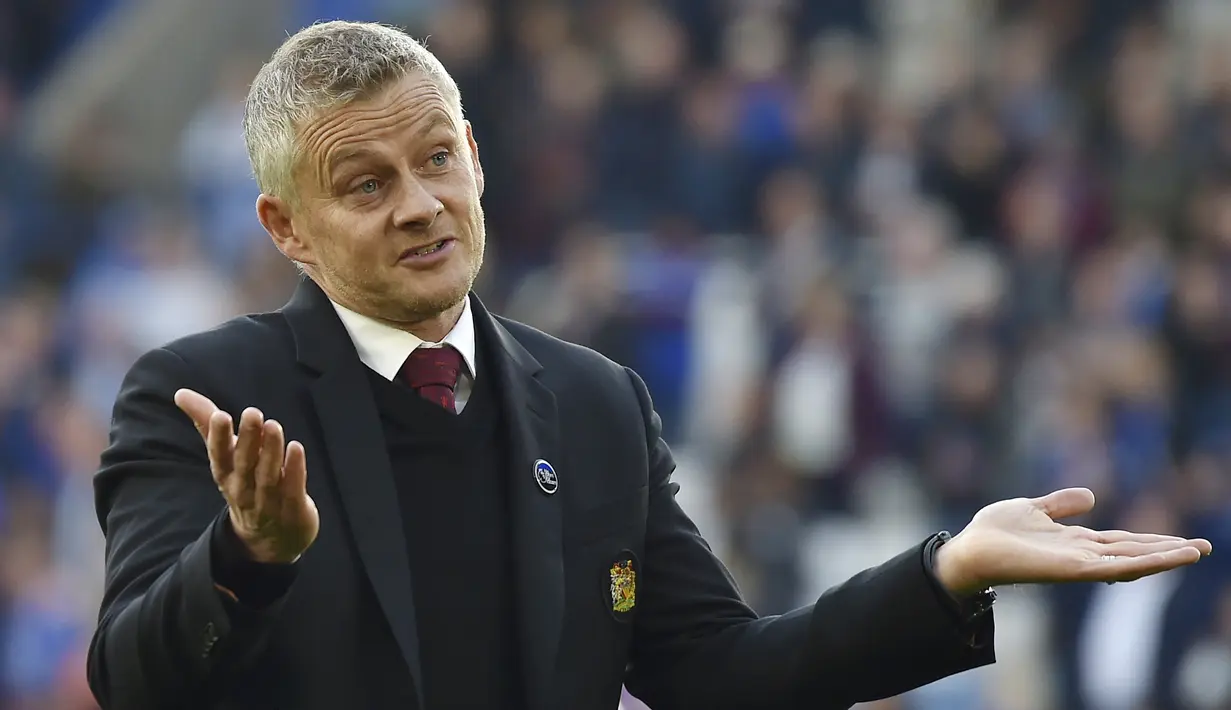 Namun sayang di laga ini The Foxes memang begitu digdaya. Ditambah lagi keroposnya barisan pertahanan sehingga membuat Setan Merah harus menyerah atas tuan rumah. (AP/Rui Vieira)