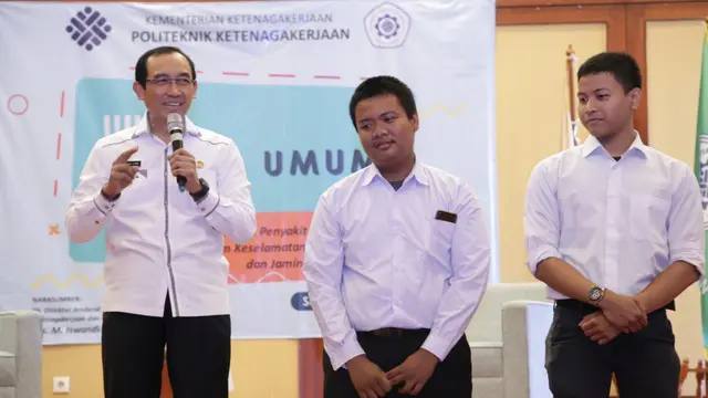Kemnaker Ajak Mahasiswa Polteknaker Tingkatkan Kesadaran K3