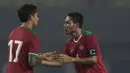 5. Bintang Timnas Indonesia saat di SEA Games lalu, Evan Dimas didapuk sebagai wakil kapten Timnas Indonesia. Gelandang Bhayangkara FC ini menggantikan peran Fachruddin Ariyanto yang ditarik keluar. (Bola.com/Vitalis Yogi Trisna)