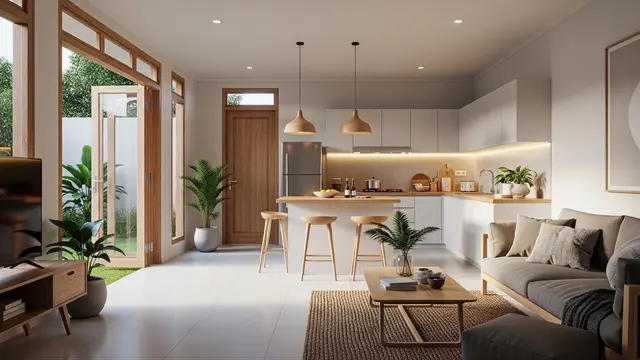 8 Inspirasi Rumah Kecil dengan Lorong Angin agar Tidak Gerah, Hunian Sejuk Alami