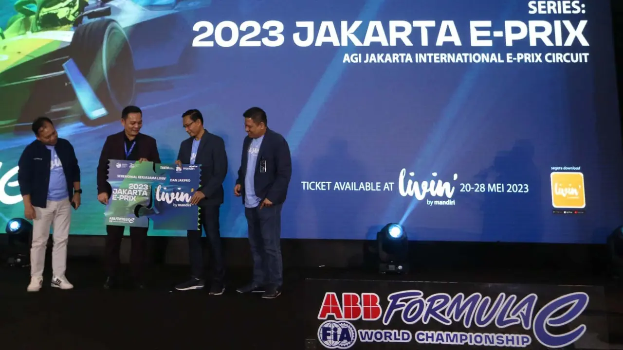 Penjualan Tiket 2023 Jakarta E-Prix di Livin' Sukha