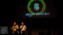 Dua aktor komedian, Jhody dan Edwin saat mengisi acara 'Wajah Rinduku' di ruang Teater Luwes Institut Kesenian Jakarta, Cikini, Selasa (23/6/2015). Acara tersebut digelar IKJ untuk memperingati 40 hari kepergian Didi Petet. (Liputan6.com/Faisal R Syam)