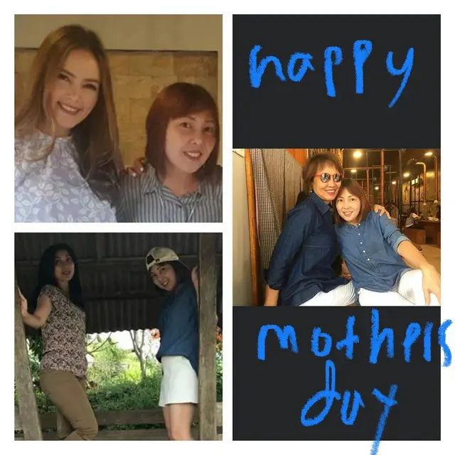 Cathy posting foto bareng sang mama di Hari Ibu (Instagram/ cathysharon)