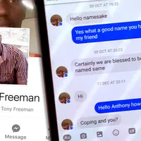 Berteman di Facebook dengan orang yang namanya sama, orangtua ini menjadi sahabat. (Foto: metro.co.uk)