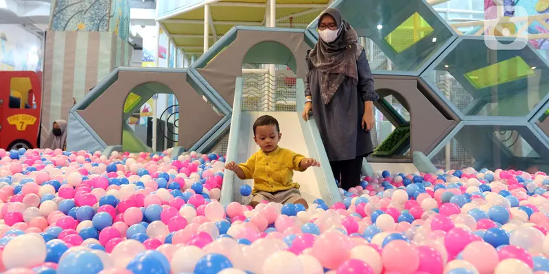 FOTO: Tempat Permainan Anak di Mal Sudah Mulai Beroperasi