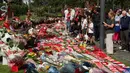 Klub yang bermarkas di Anfield itu menyampaikan rasa duka yang mendalam atas tragedi yang menimpa Diogo Jota dan saudaranya. (Paul BARKER/AFP)