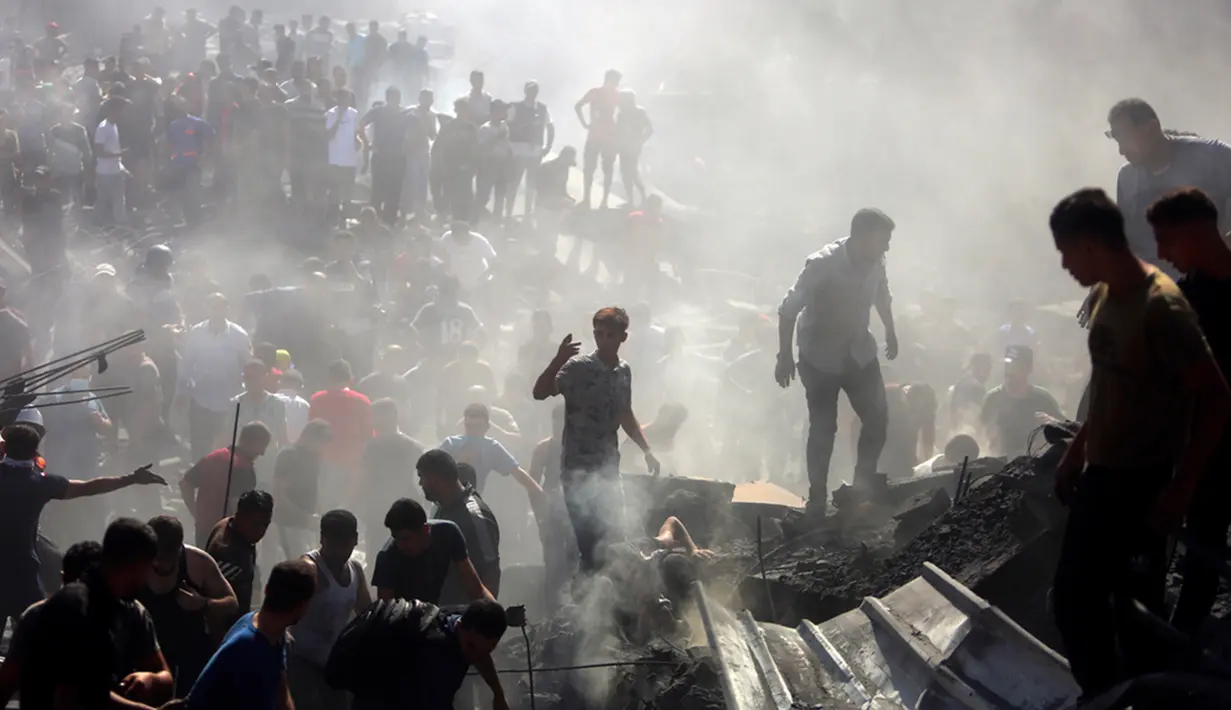Perserikatan Bangsa-Bangsa (PBB) juga berulang kali mengingatkan soal bencana kemanusiaan jika perang terus berlanjut. (AP Photo/Mohammed Dahman)
