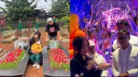 Momen ulang tahun Fuji An ke-20, ziarah makam kakak hingga dapat kejutan keluarga. (Sumber: Instagram/fuji_an/dewizuhriati)