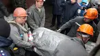Tujuh orang tewas akibat ledakan yang terjadi di sebuah tambang batubara di dekat kota Donetsk, Ukraina Timur pada Jumat 11 April 2014. (AFP PHOTO/Anatoliy Stepanov)