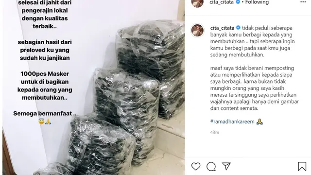 Cita Citata (Foto: Instagram/@cita_citata)