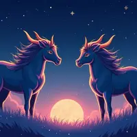 logo ramalan zodiak gemini (sumber: AI generated)