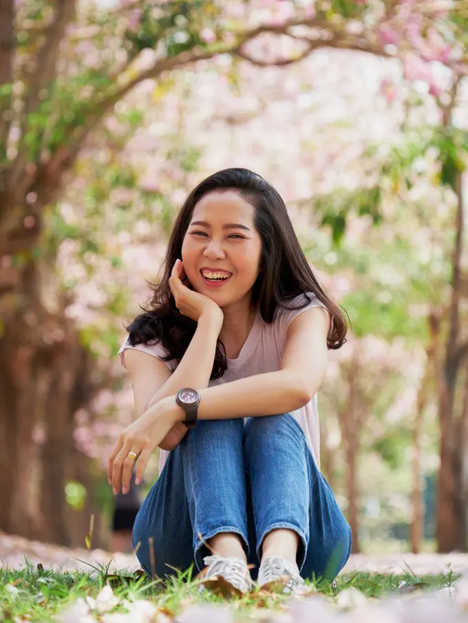 cantik santai kalem baik hati